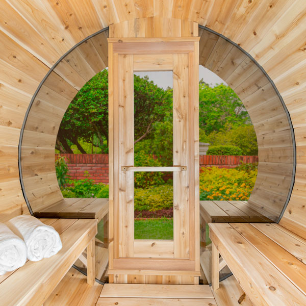 Serenity Cedar Barrel Sauna