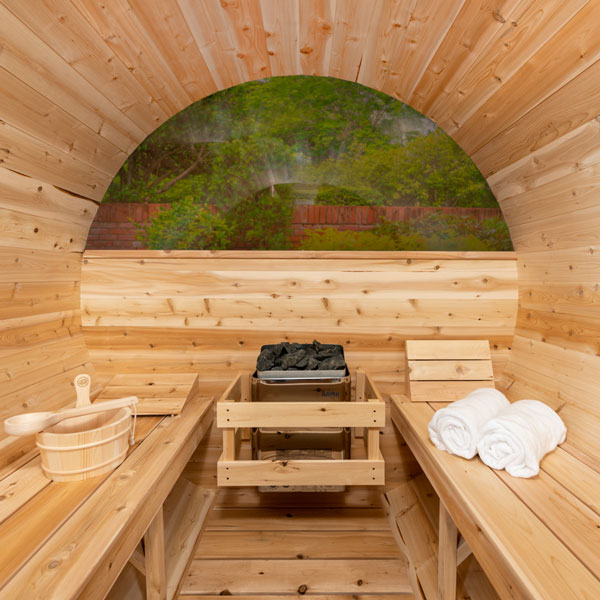Serenity Cedar Barrel Sauna