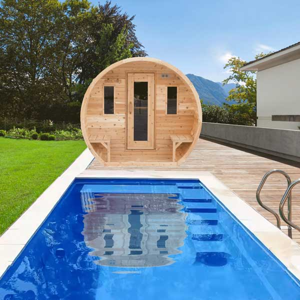 CT Elation Cedar Barrel Sauna