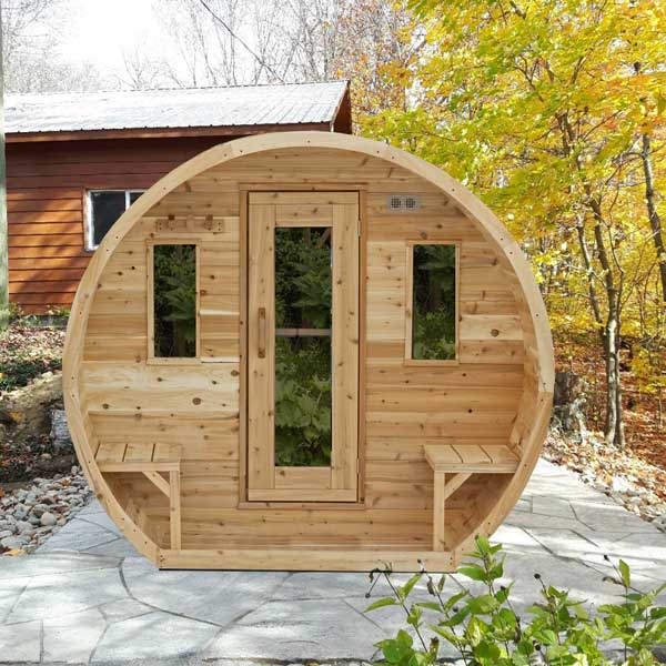 CT Elation Cedar Barrel Sauna