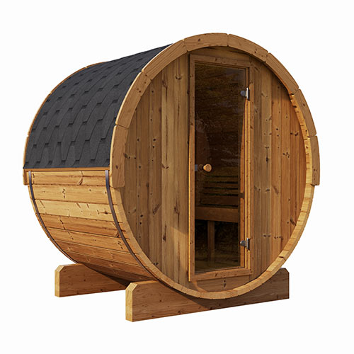 SaunaLife Model E6 Outdoor Sauna Barrel