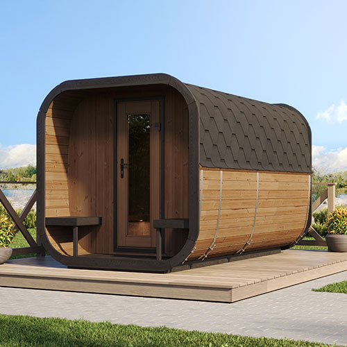 SaunaLife Model CL12GCP Outdoor Sauna Suite
