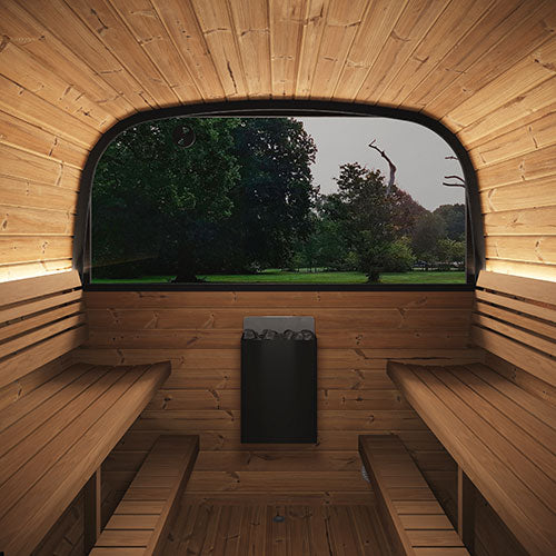 SaunaLife Model CL12GCP Outdoor Sauna Suite