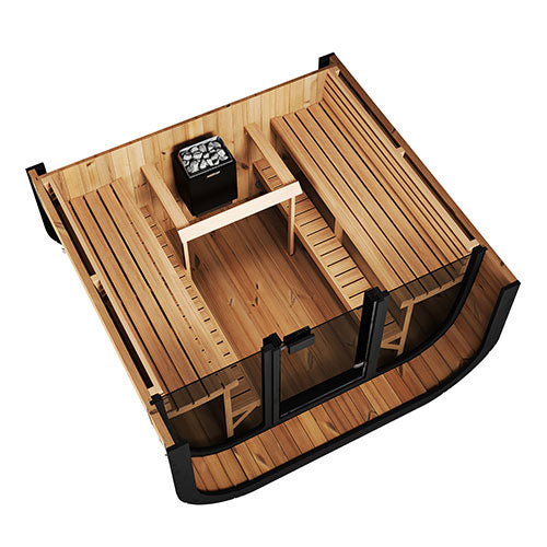 SaunaLife Model CL7G Outdoor Sauna Kit