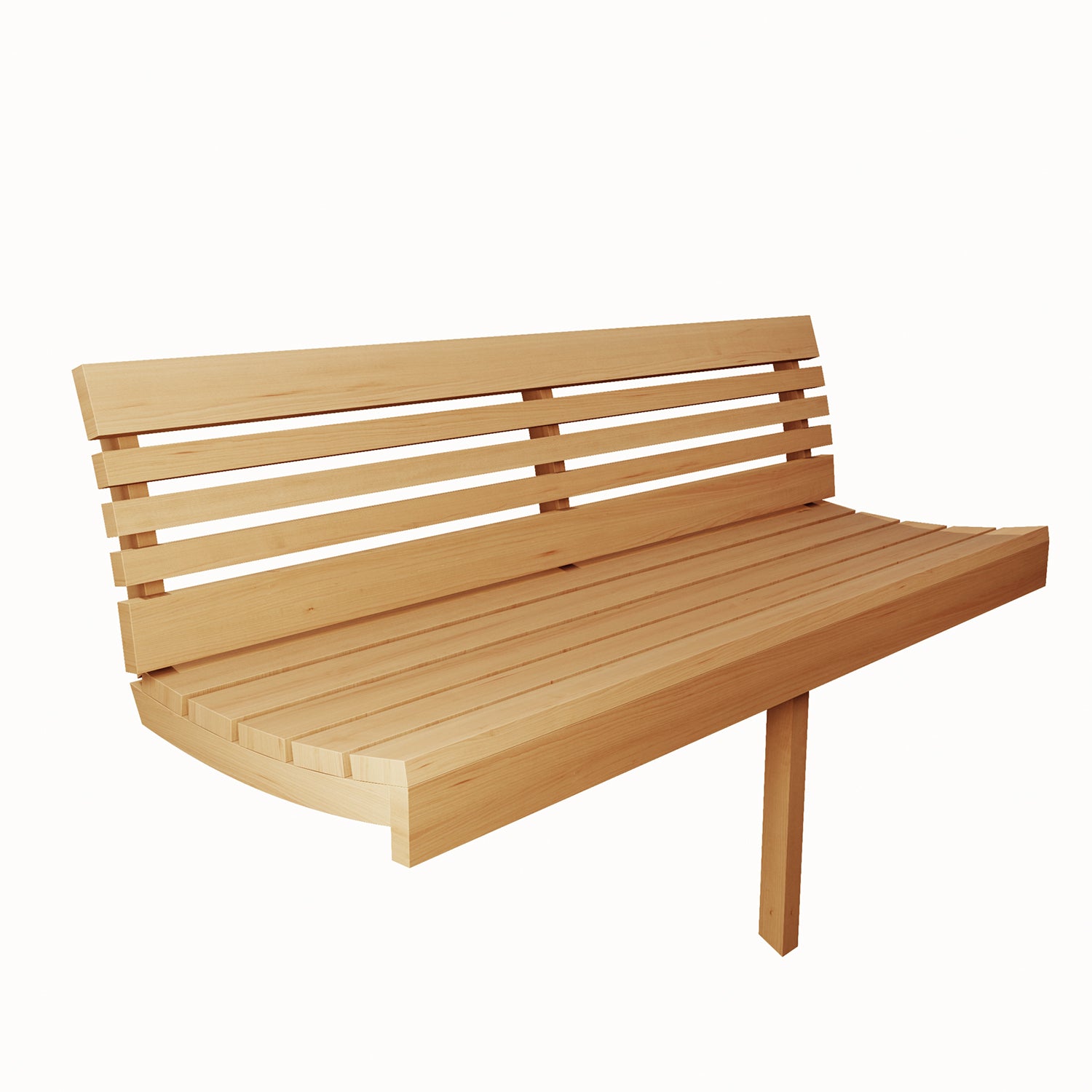 SaunaLife Model E7W Outdoor Barrel Sauna with Panoramic Window
