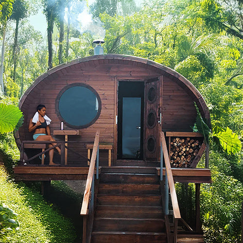 SaunaLife Model G11 Outdoor Sauna Suite