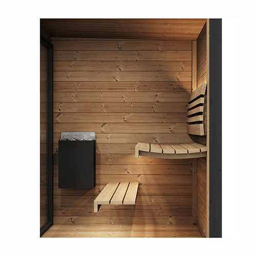 SaunaLife Model GL4 Outdoor Sauna Kit