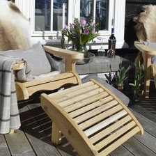Adirondack Footrest – Canadian Red Cedar