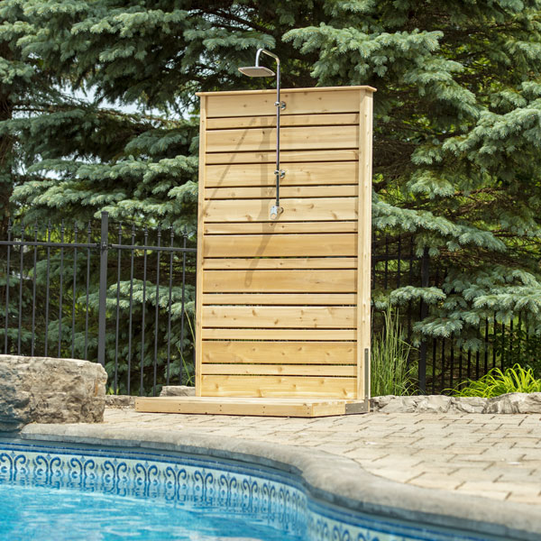 Savannah Standing Cedar Shower – Canadian Timber Collection