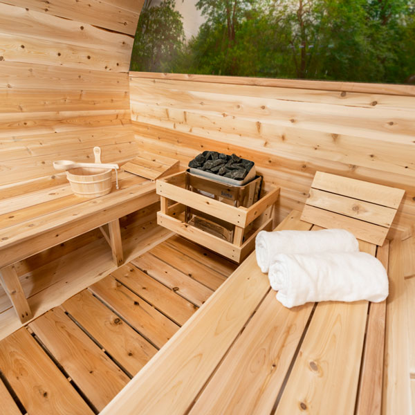 Serenity Cedar Barrel Sauna