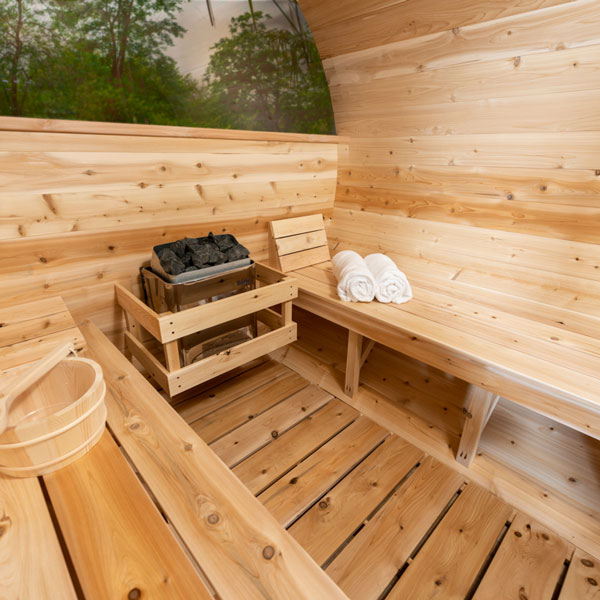 Serenity Cedar Barrel Sauna