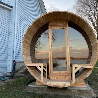 Tranquility Cedar Barrel Sauna