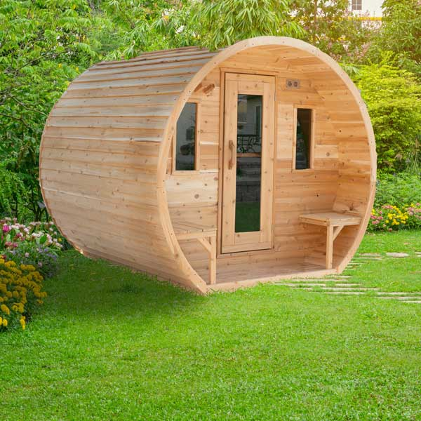 CT Elation Cedar Barrel Sauna