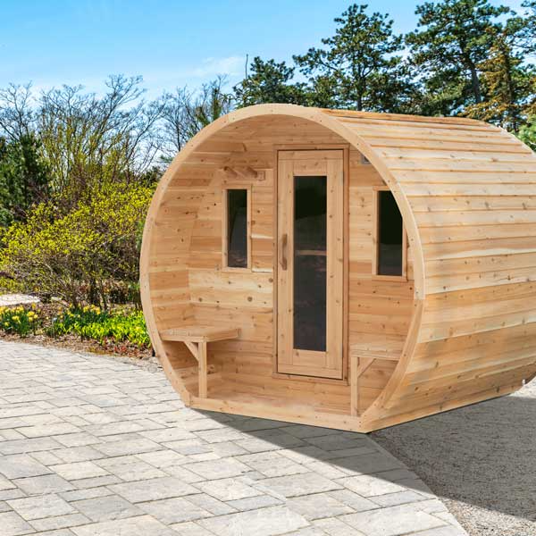 CT Elation Cedar Barrel Sauna
