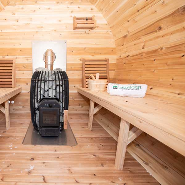 CT Elation Cedar Barrel Sauna – Canadian Timber Collection