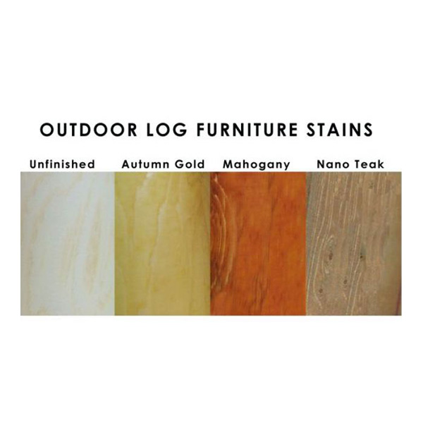 Cedar Log Captain Bar Stool 30"