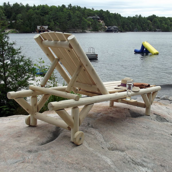 Muskoka Cedar Chaise Lounge