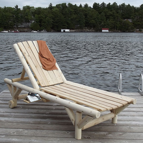 Muskoka Cedar Chaise Lounge