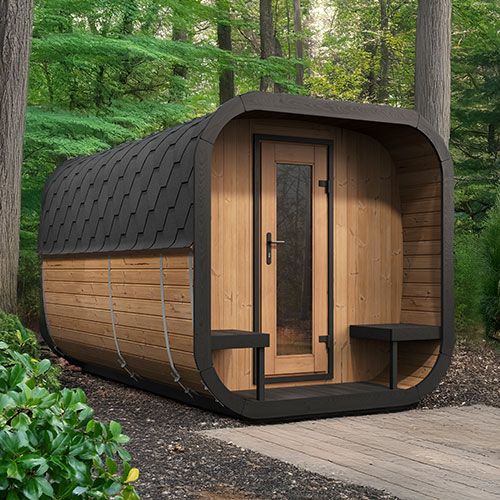 SaunaLife Model CL12GCP Outdoor Sauna Suite