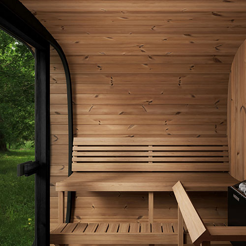SaunaLife Model CL7G Outdoor Sauna Kit